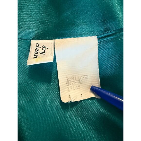 Vintage Pendleton Teal Wool Coat Women’s | Made USA | Pure Virgin Wool - Picture 12 of 15